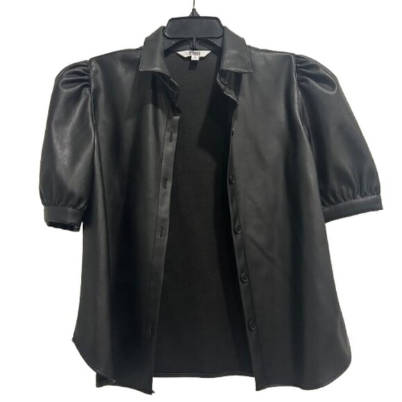 BB Dakota by Steve Madden Jackets & Blazers - BB Dakota x Steve Madden Black Faux Leather Jacket Women’s Size S